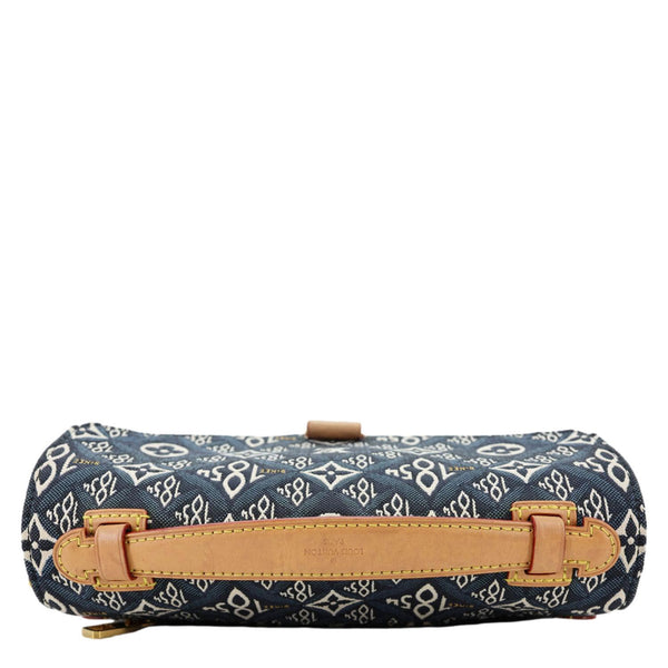 LOUIS VUITTON Metis Pochette Jacquard Since 1854 Top Handle Satchel Bag Blue
