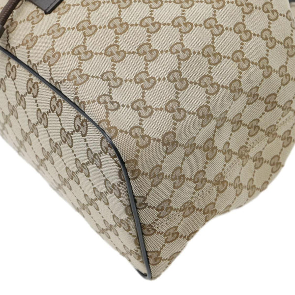 GUCCI Drawstring GG Canvas Backpack Bag Beige 449175