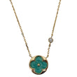 LOUIS VUITTON Color Blossom BB Gold Sun Pendant Amazonite and Diamond