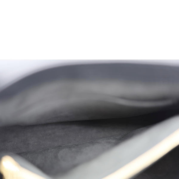 LOUIS VUITTON Very One Handle Monogram Leather Shoulder Bag Black