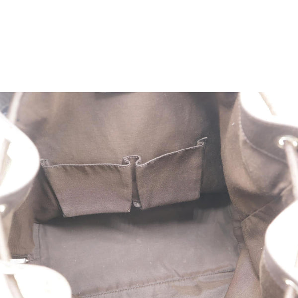 GUCCI Drawstring GG Canvas Backpack Bag Beige 449175