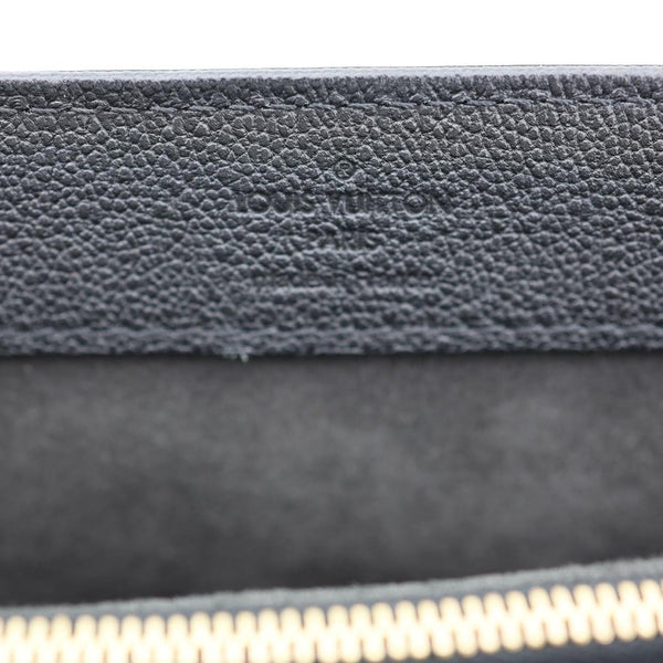 LOUIS VUITTON Very One Handle Monogram Leather Shoulder Bag Black