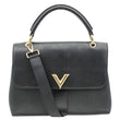 LOUIS VUITTON Very One Handle Monogram Leather Shoulder Bag Black