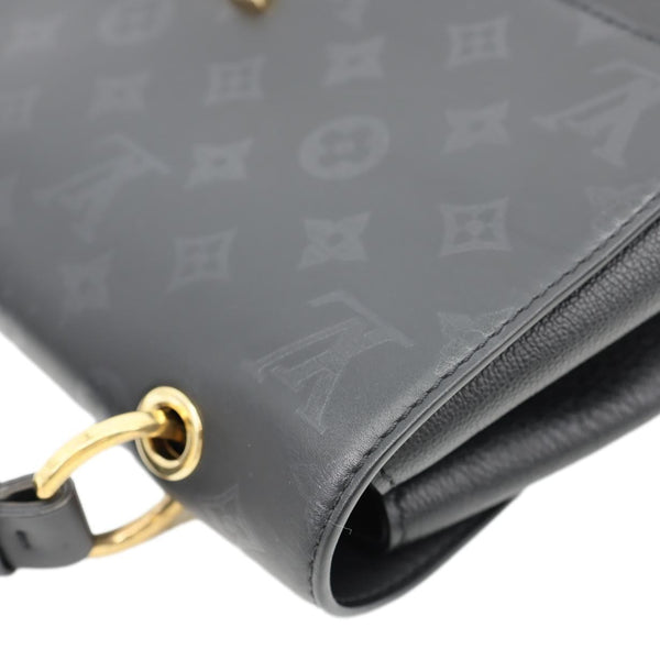 LOUIS VUITTON Very One Handle Monogram Leather Shoulder Bag Black