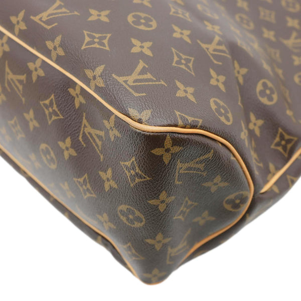 LOUIS VUITTON Delightful MM Monogram Canvas Hobo Bag Brown