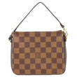 LOUIS VUITTON Trousse Makeup Damier Ebene Pochette Clutch Brown