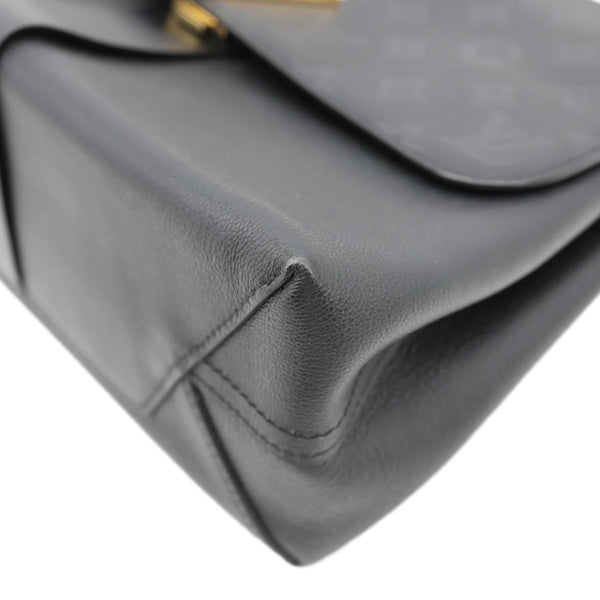 LOUIS VUITTON Very One Handle Monogram Leather Shoulder Bag Black