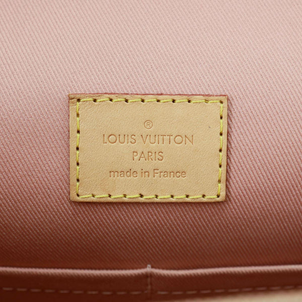 LOUIS VUITTON Cluny BB Monogram Canvas Crossbody Bag Brown