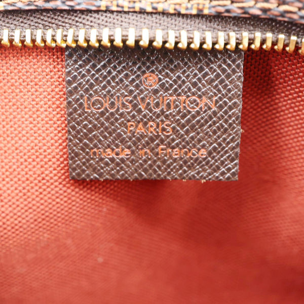 LOUIS VUITTON Trousse Makeup Damier Ebene Pochette Clutch Brown