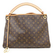 LOUIS VUITTON Artsy MM Monogram Canvas Hobo Bag Brown
