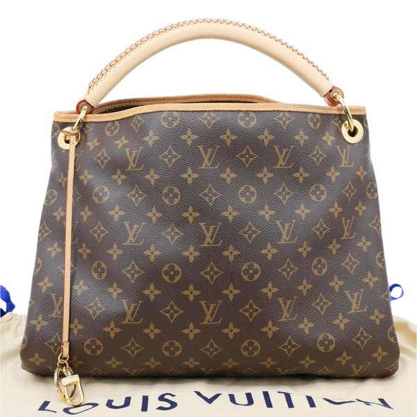 LOUIS VUITTON Artsy MM Monogram Canvas Hobo Bag Brown