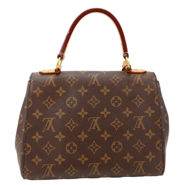 LOUIS VUITTON Cluny BB Monogram Canvas Crossbody Bag Brown