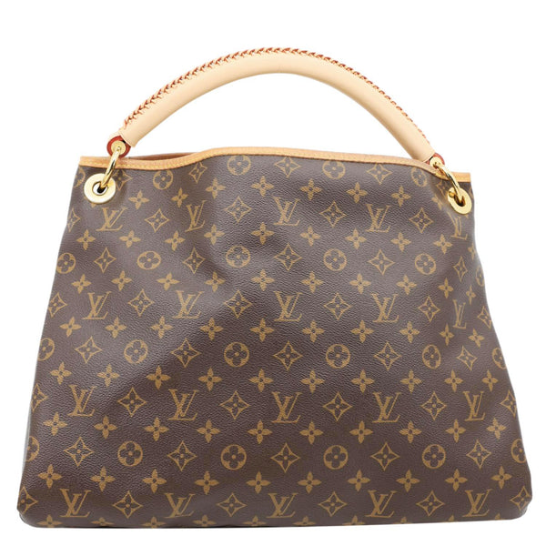 LOUIS VUITTON Artsy MM Monogram Canvas Hobo Bag Brown
