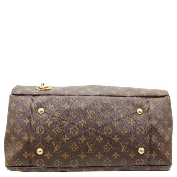 LOUIS VUITTON Artsy MM Monogram Canvas Hobo Bag Brown
