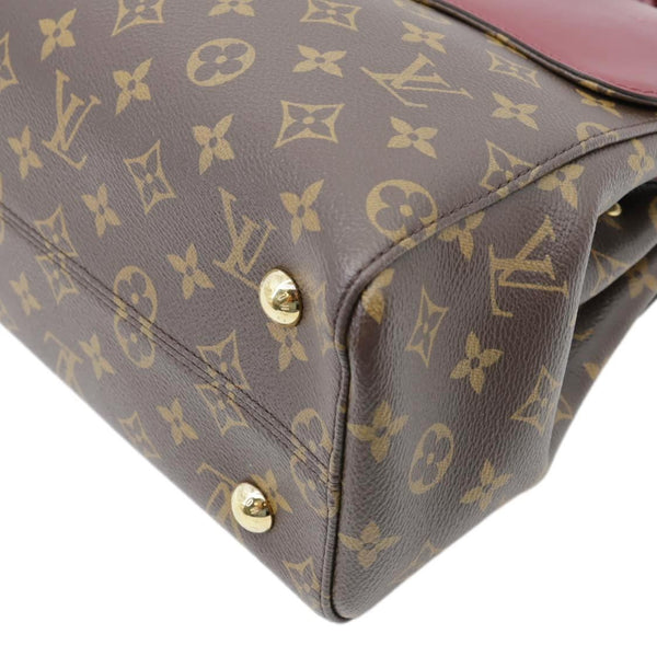 LOUIS VUITTON Venus Monogram Canvas 2way Shoulder Bag Maroon