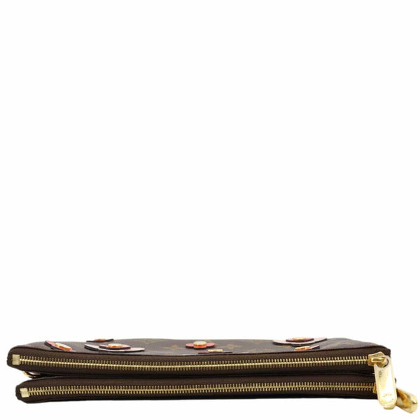 LOUIS VUITTON Blooming Flowers Pochette Monogram Canvas Chain Crossbody Bag Brown
