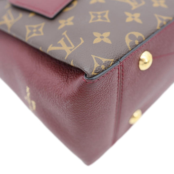 LOUIS VUITTON Surene MM Monogram Canvas Shoulder Bag Bordeaux