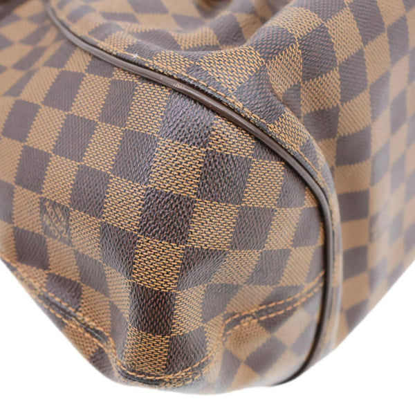 LOUIS VUITTON Sistina MM Damier Ebene Shoulder Bag Brown