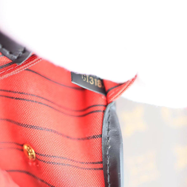 LOUIS VUITTON Neverfull Kabuki MM Monogram Canvas Tote Bag Brown