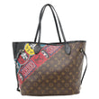 LOUIS VUITTON Neverfull Kabuki MM Monogram Canvas Tote Bag Brown