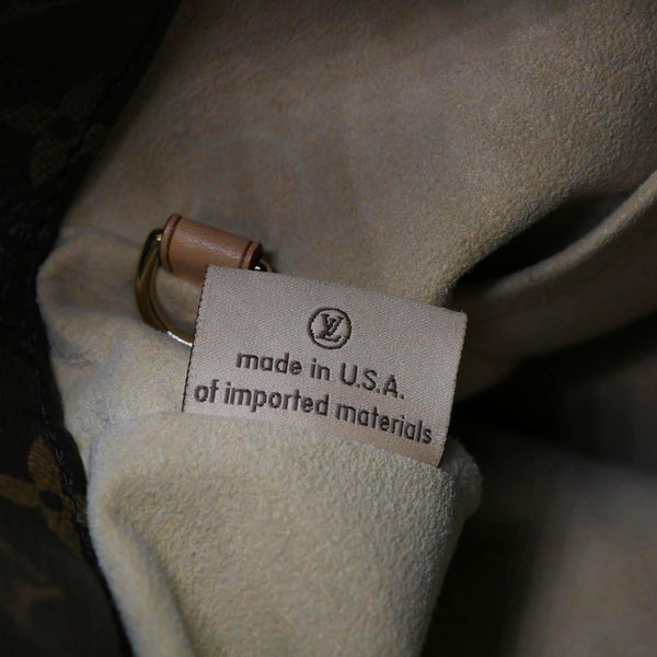 LOUIS VUITTON Artsy MM Monogram Canvas Hobo Bag Brown