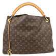 LOUIS VUITTON Artsy MM Monogram Canvas Hobo Bag Brown
