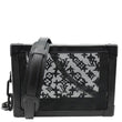 LOUIS VUITTON Soft Trunk Monogram Mesh Crossbody Bag Black