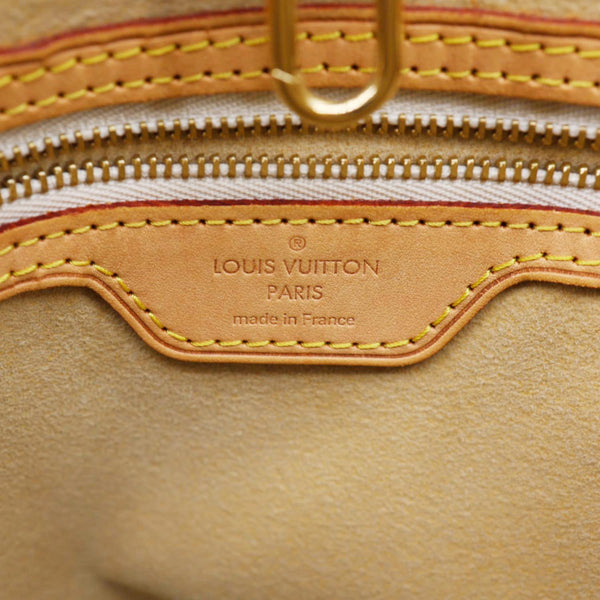 LOUIS VUITTON Hampstead PM Damier Azur Satchel Bag White