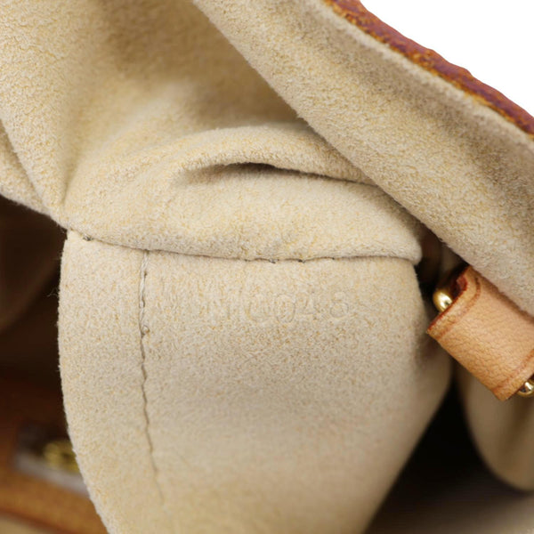 LOUIS VUITTON Hampstead PM Damier Azur Satchel Bag White