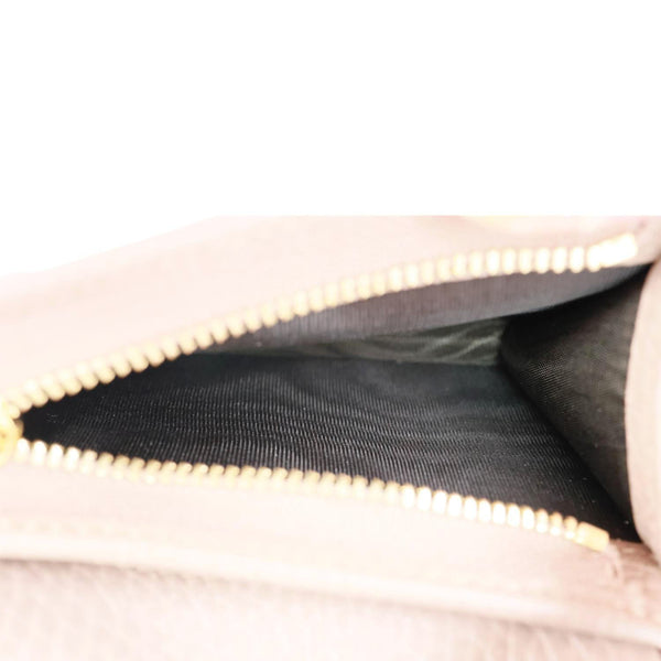GUCCI Dollar Calfskin GG Supreme Monogram Card Case Wallet Cream 141415