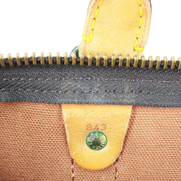LOUIS VUITTON Keepall 50 Monogram Canvas Travel Bag Brown