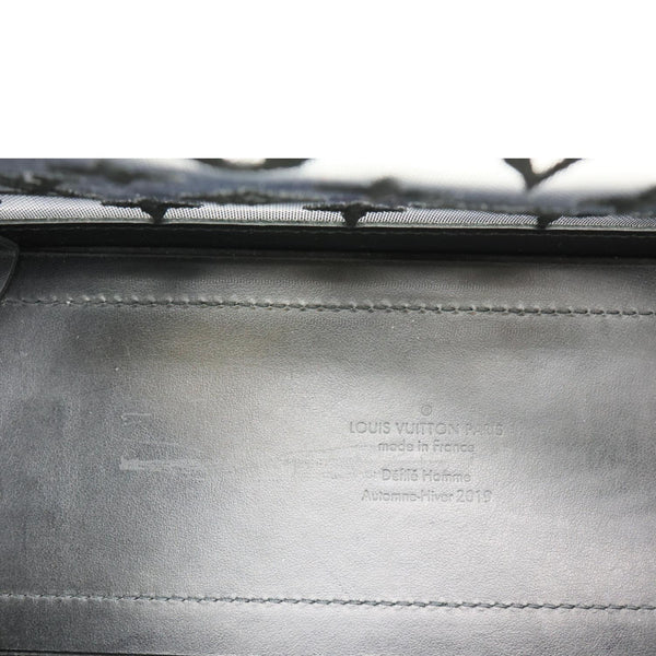 LOUIS VUITTON Soft Trunk Monogram Mesh Crossbody Bag Black