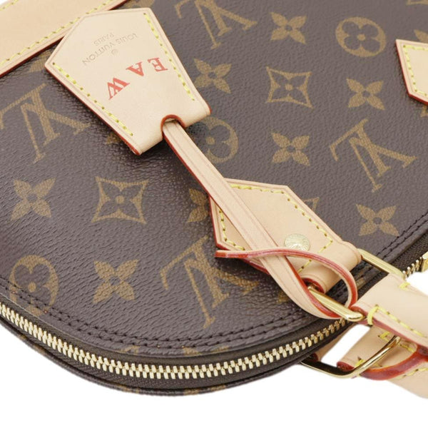 LOUIS VUITTON Alma BB Monogram Canvas Crossbody Bag Brown