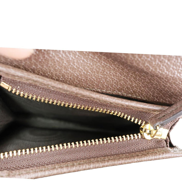 GUCCI Ophidia GG Card Case Wallet Beige 523155