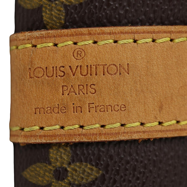 LOUIS VUITTON Keepall 60 Bandouliere Monogram Canvas Travel Bag Brown