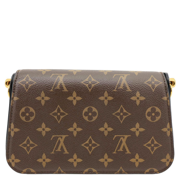 LOUIS VUITTON Neo Saint Cloud Monogram Canvas Shoulder Bag Black