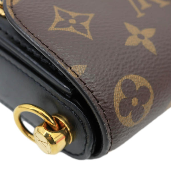 LOUIS VUITTON Neo Saint Cloud Monogram Canvas Shoulder Bag Black