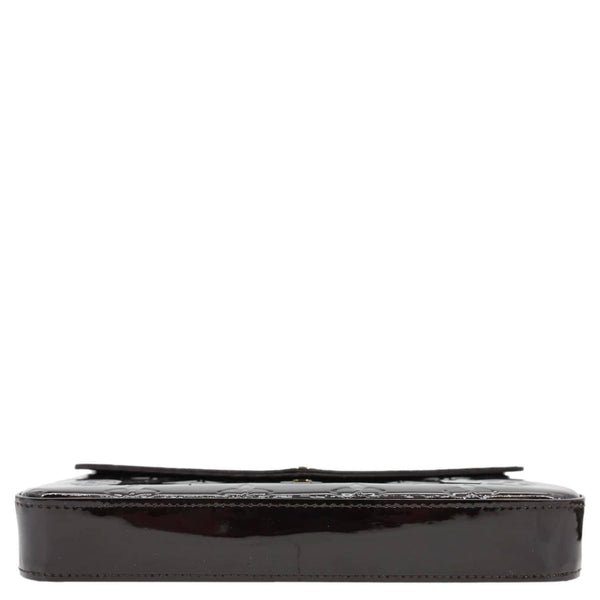 LOUIS VUITTON Felicie Pochette Monogram Vernis Shoulder Bag Amarante