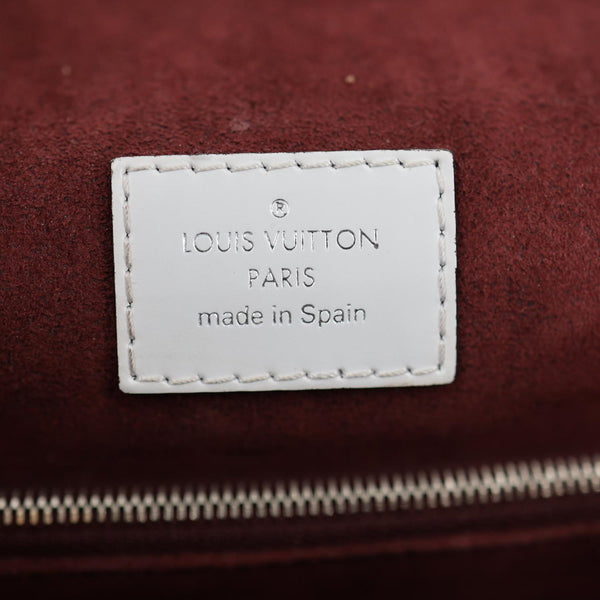 LOUIS VUITTON Grenelle PM Epi Leather Shoulder Bag White
