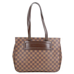 LOUIS VUITTON Parioli PM Damier Ebene Tote Shoulder Bag Brown