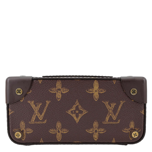LOUIS VUITTON Virgil Abloh N°7 Vertical Box Monogram Canvas Trunk Shoulder Bag Brown