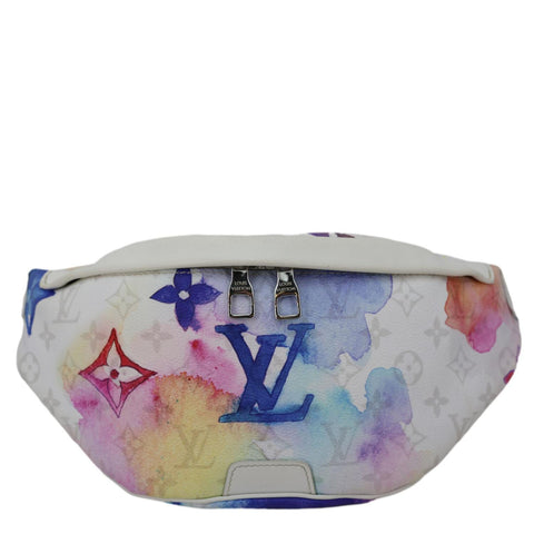 LOUIS VUITTON Discovery Monogram Watercolor Bumbag Multicolor