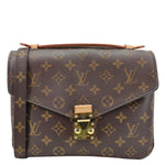 LOUIS VUITTON Metis Pochette Monogram Canvas Crossbody Bag Brown