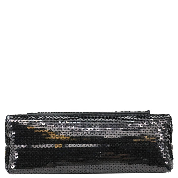TOM FORD Label Mini Sequin Chain Hobo Bag Balck