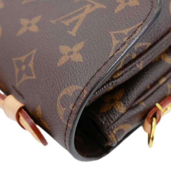 LOUIS VUITTON Metis Pochette Monogram Canvas Crossbody Bag Brown