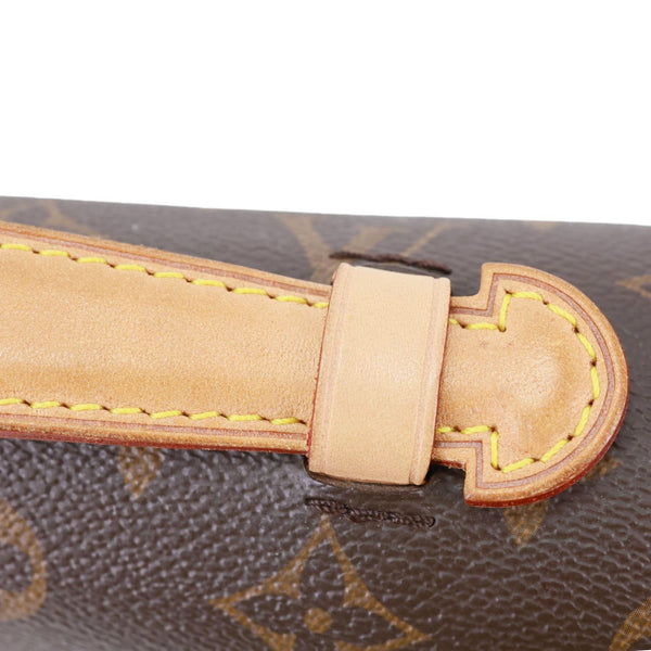 LOUIS VUITTON Metis Pochette Monogram Canvas Crossbody Bag Brown