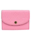 LOUIS VUITTON Rosalie Monogram Empriente Leather Coin Purse Pink