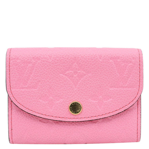 LOUIS VUITTON Rosalie Monogram Empriente Leather Coin Purse Pink