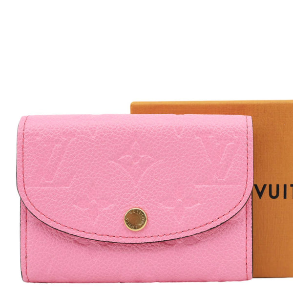 LOUIS VUITTON Rosalie Monogram Empriente Leather Coin Purse Pink