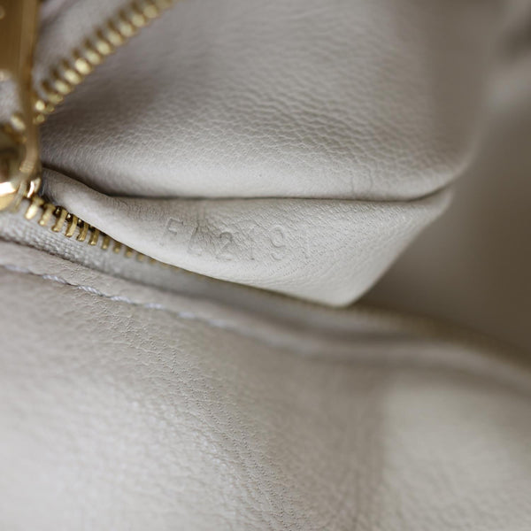LOUIS VUITTON Fetish Lockit Monogram Canvas Tote Bag Brown